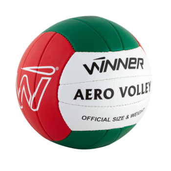 Мяч волейбольный Winner Aero  зелено/красный